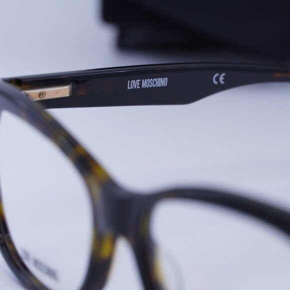 Moschino Love MOL517 0086 00 Square Eyeglasses 52mm - Havana main image 10